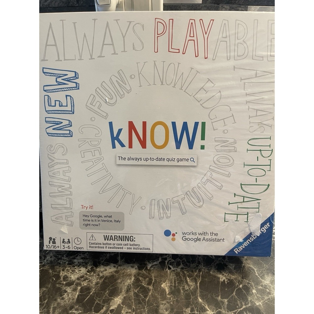 Ravensburger " I Know "  Board Game  New Factory Sealed Fun for the whole family